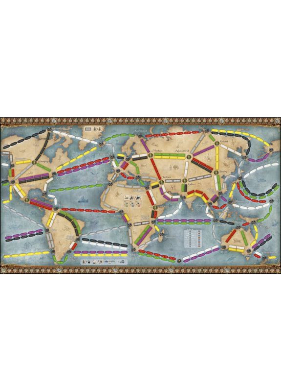 Настільна гра Квиток На Потяг: Рейки Та Вітрила (Ticket To Ride: Rails & Sails) (укр) ( ) Lord of Boards LOB2333UA (370762682)