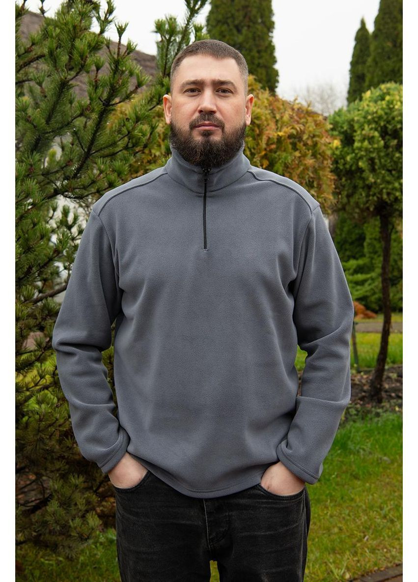 Флисовая мужская кофта теплая байка из флиса для повседневной носки для осени и зимы V&V (371656707)