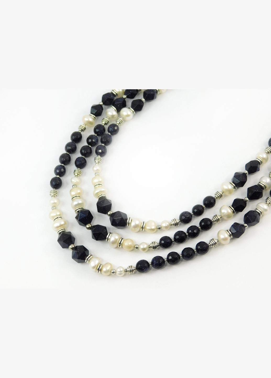 Ожерелье "Ираида" Авантюрин, Жемчуг Fursa fashion (329688903)