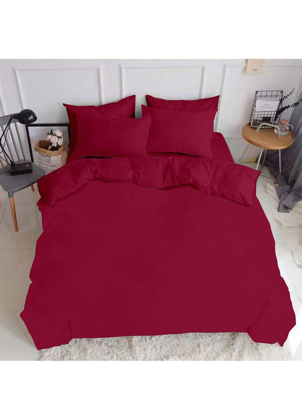 Семейный комплект постельного белья Ruby BORDO 2х160х220 см Cosas (307386640)