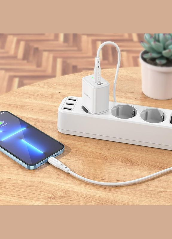 Сетевое зарядное устройство для телефона с быстрой зарядкой PD35W BN9 |2Type-C| Borofone (337351400)