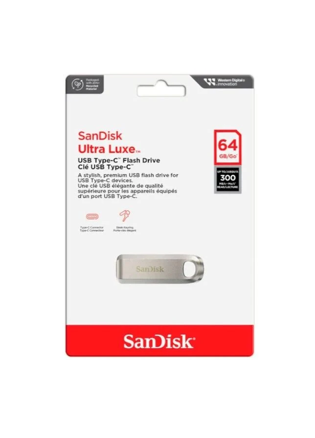 Флеш-накопитель USB 3.2 Gen1 Ultra Luxe Type-C 64Gb (300Mb/S) SanDisk (401881151)