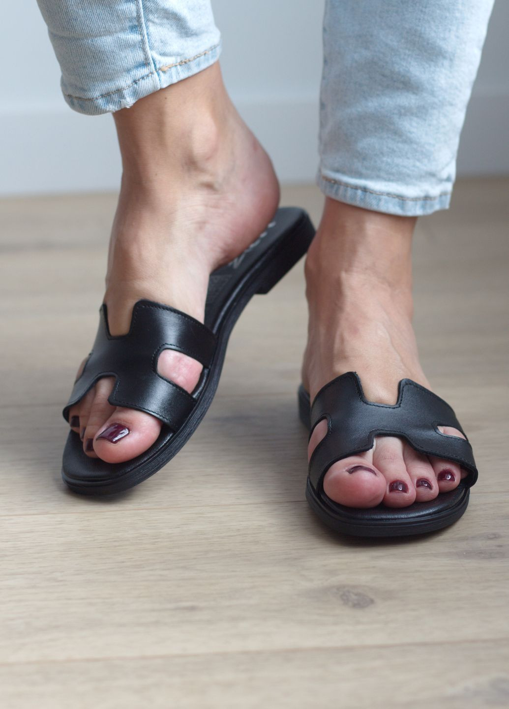 Шльопанці жіночі з натуральної шкіри Zlett 2245 (336493351)