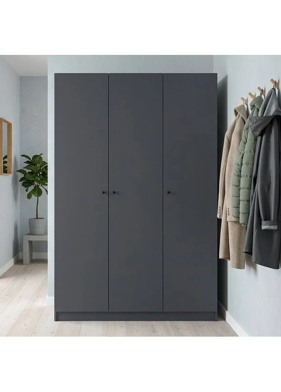 Шкаф для одежды Промо Антрацит 3 ДСП 135х48х204 (44900524) (DRS-012157) Doros (401110923)