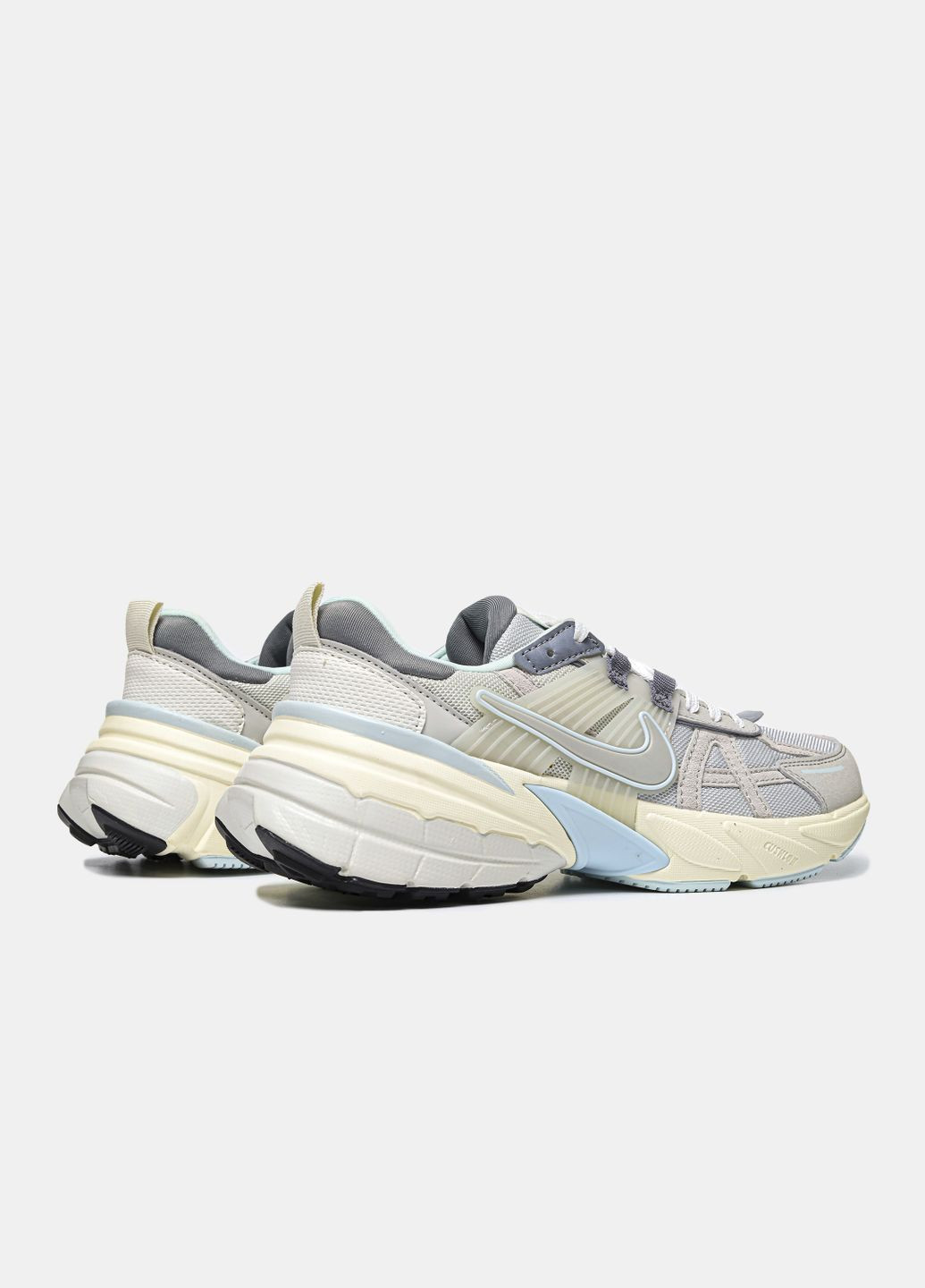 Кросівки Nike Light Iron Ore Grey No Brand V2K Run сірі демісезони (325701111)