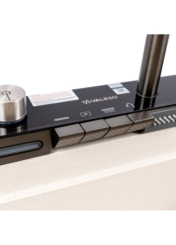 Гранитная мойка IRENA 6846 матовая Белая в точку Valeso (358500908)