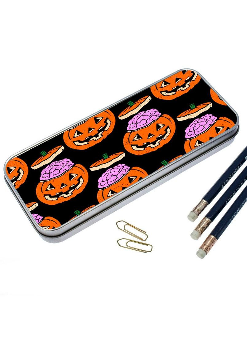 Пенал школьный для мальчика и девочки металлический Девушка-самурай 7*18 см Silver No Brand (309158846)