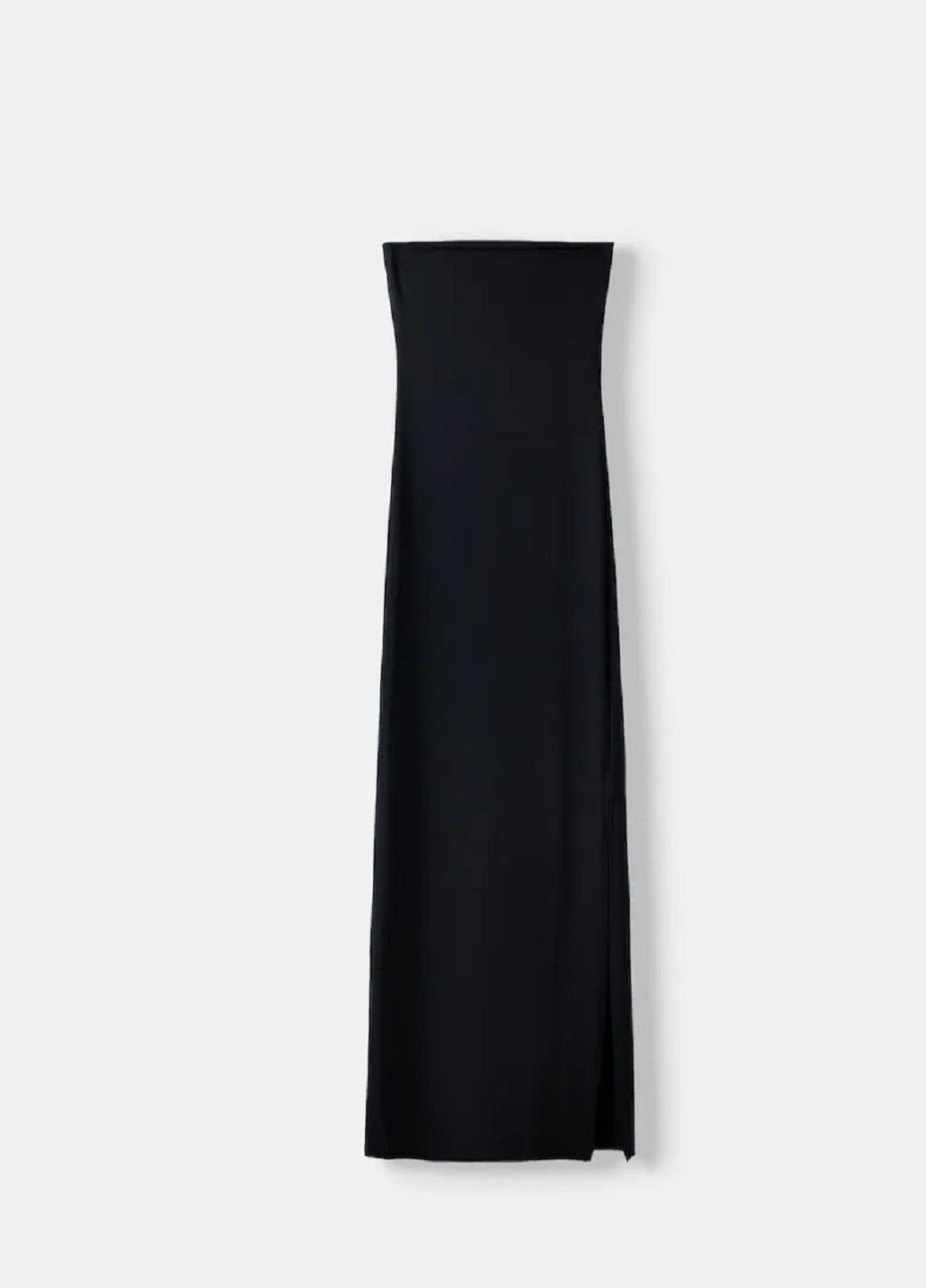 Чорна коктейльна сукня Bershka однотонна
