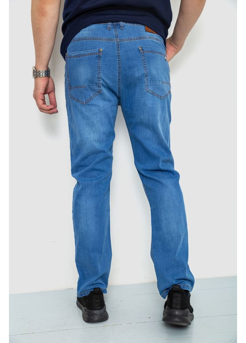 Синие демисезонные прямые джинсы мужские, 244r8163 Ager