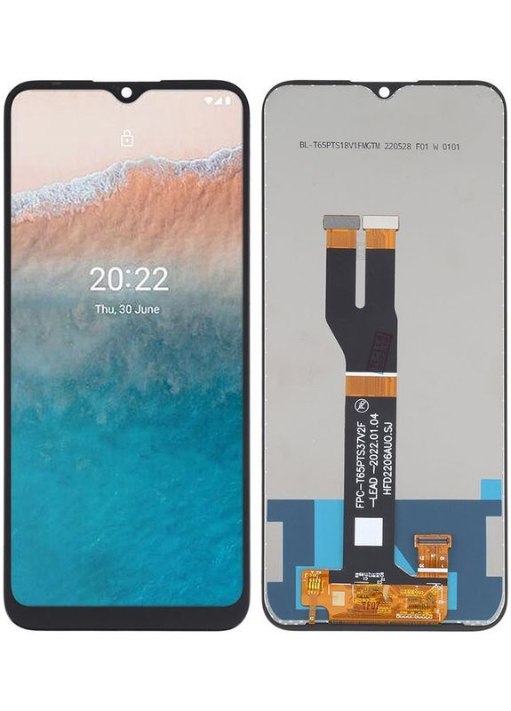 Дисплей + сенсор C21 Plus (TA-1424) Black - p/n: FPC-T65PTS37V2F Nokia (278799824)