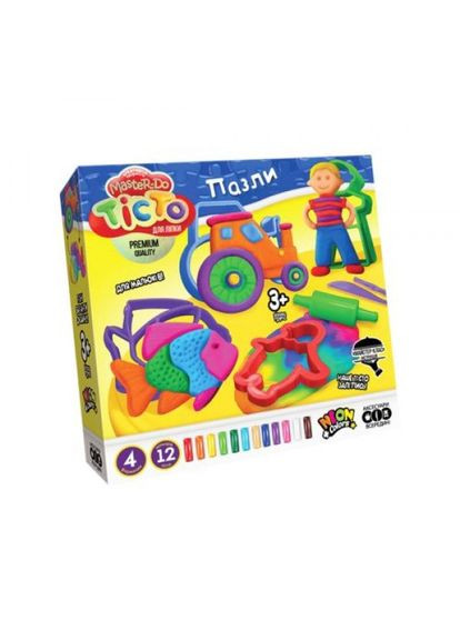 Тісто для ліплення "Master-Do: Пазли" (укр) Danko Toys (318015777)