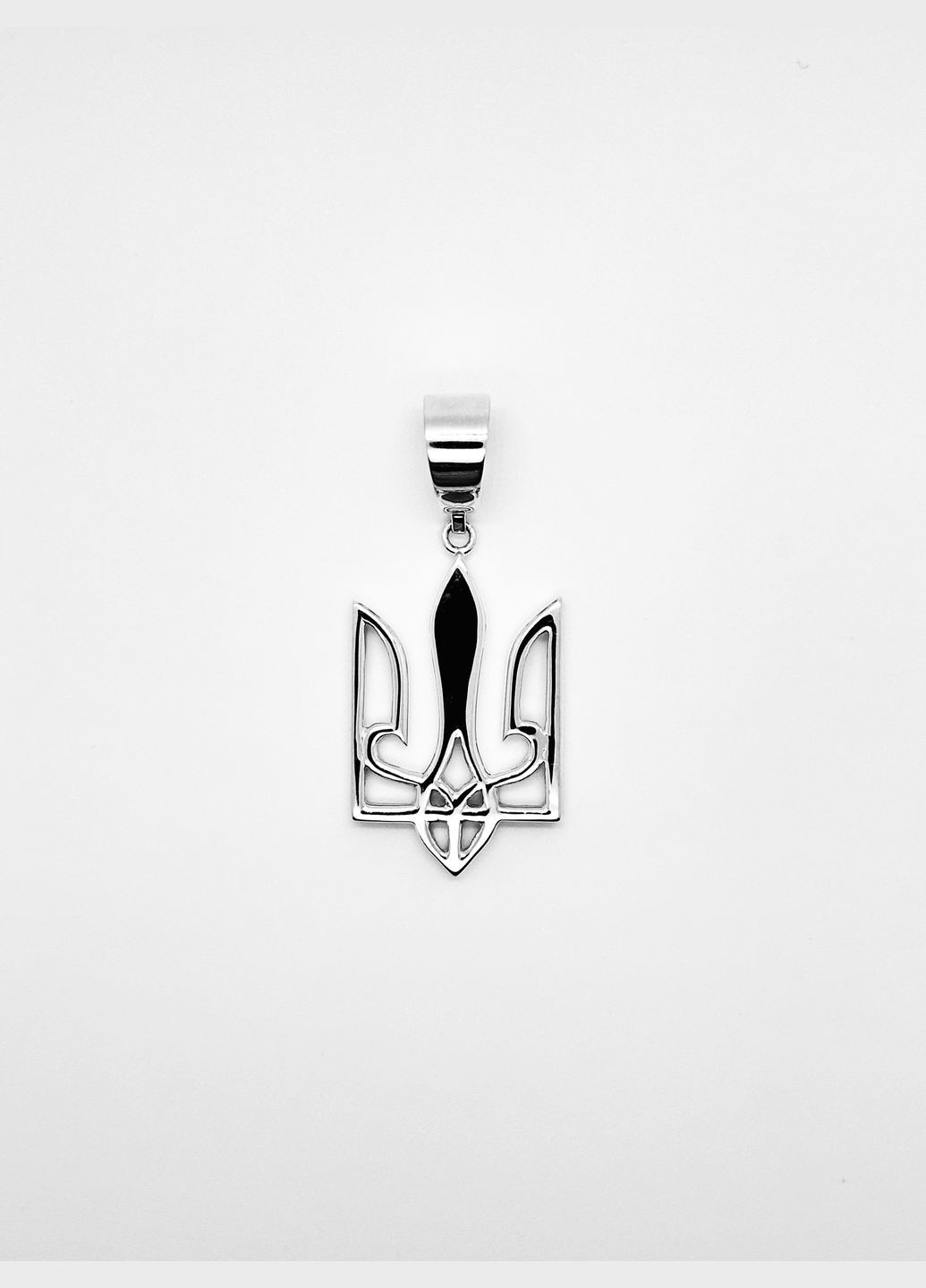Срібна підвіска "Тризуб" — символ сили, свободи та української ідентичності 🇺🇦 Family Jewelry House (338438271)