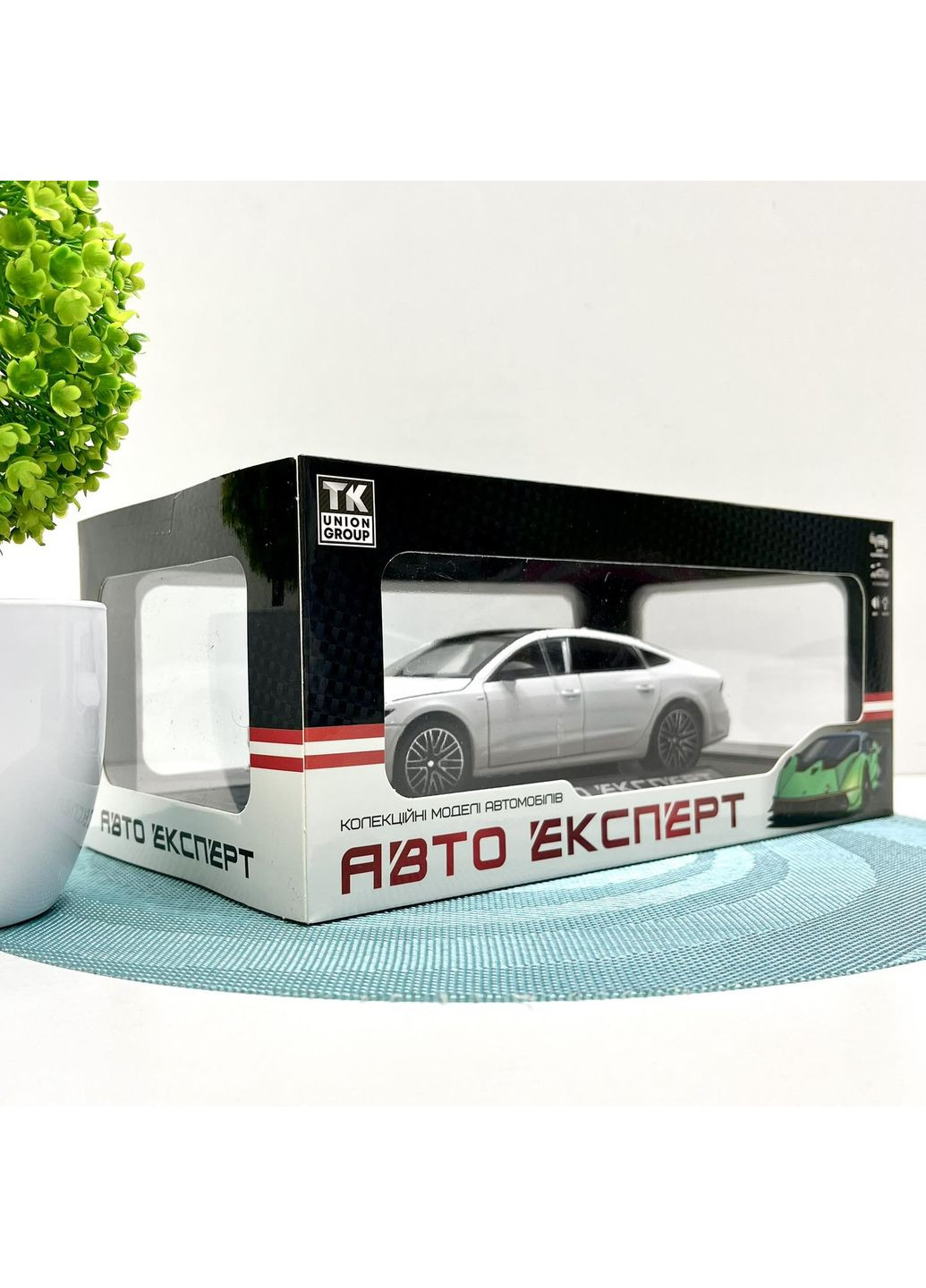 Машинка Audi А7 Авто Експерт металопластик 1:24 звук світло інерція Біла (1904-17) No Brand (360898161)