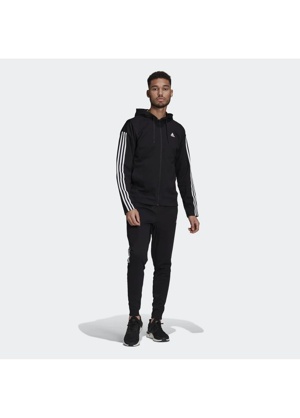 Спортивний костюм Rib Tracksuit Black GM3827 adidas (398075704)