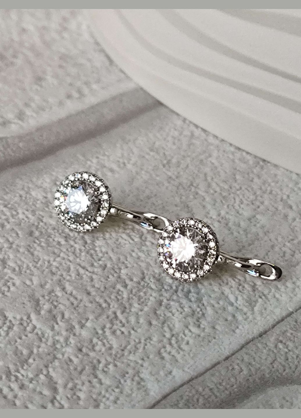 Сріблясті сережки ксюпінг xuping родій медсталь трендові Xuping Jewelry (337503395)