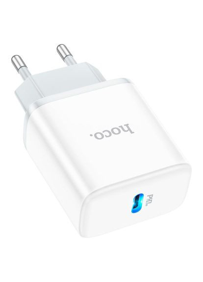 Зарядное устройство для (6931474782892) Hoco C104A Stage USB-C PD20W White (370892053)