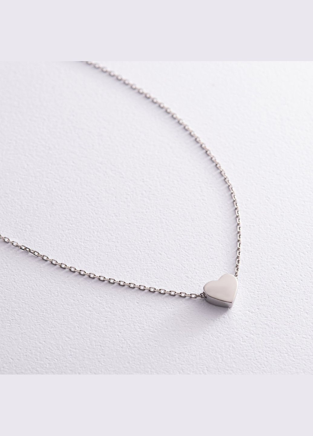 Серебряное колье Сердечко 1089 40 Oniks (264392928)