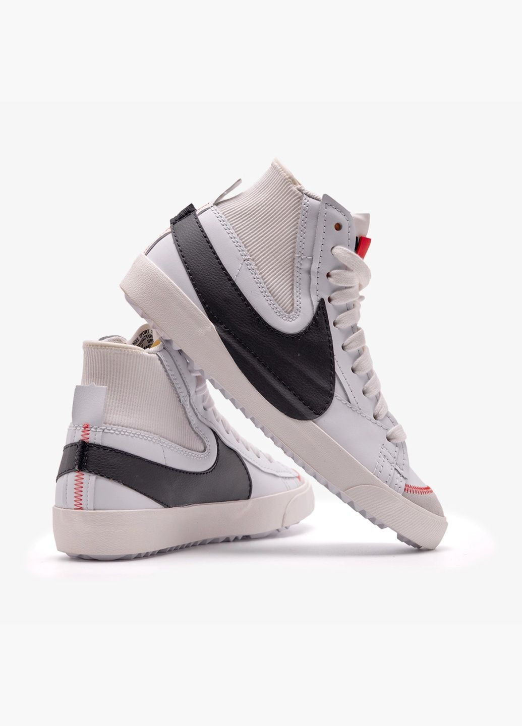 Білі Осінні кросівки чоловічі blazer mid '77 jumbo m white dd3111-100 Nike