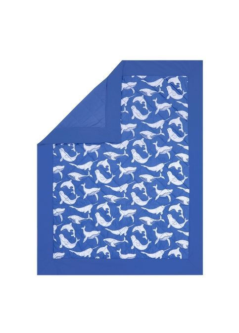 Ковдра Сoll-whale watching, муслін, 102х80 см, синій () Aden + Anais AWSL10003 (366529481)