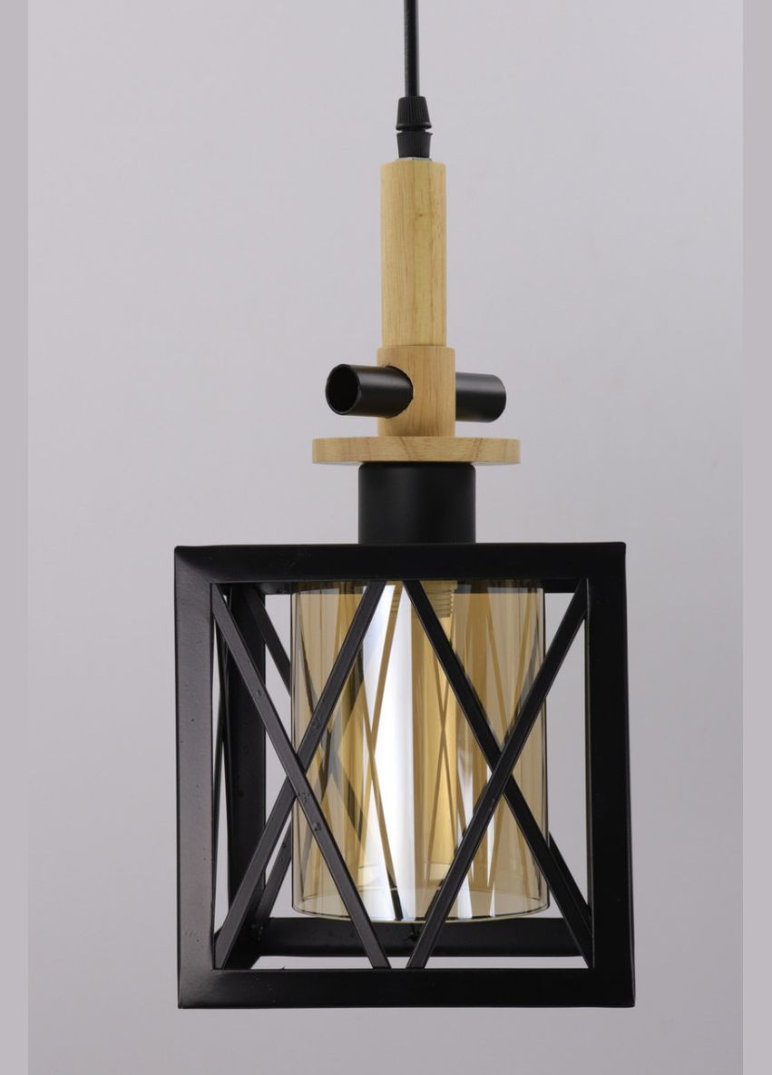 Люстра подвесная LOFT на 1 лампочку 25074 Черный 40-100х16х16 см. Sunnysky (364755507)