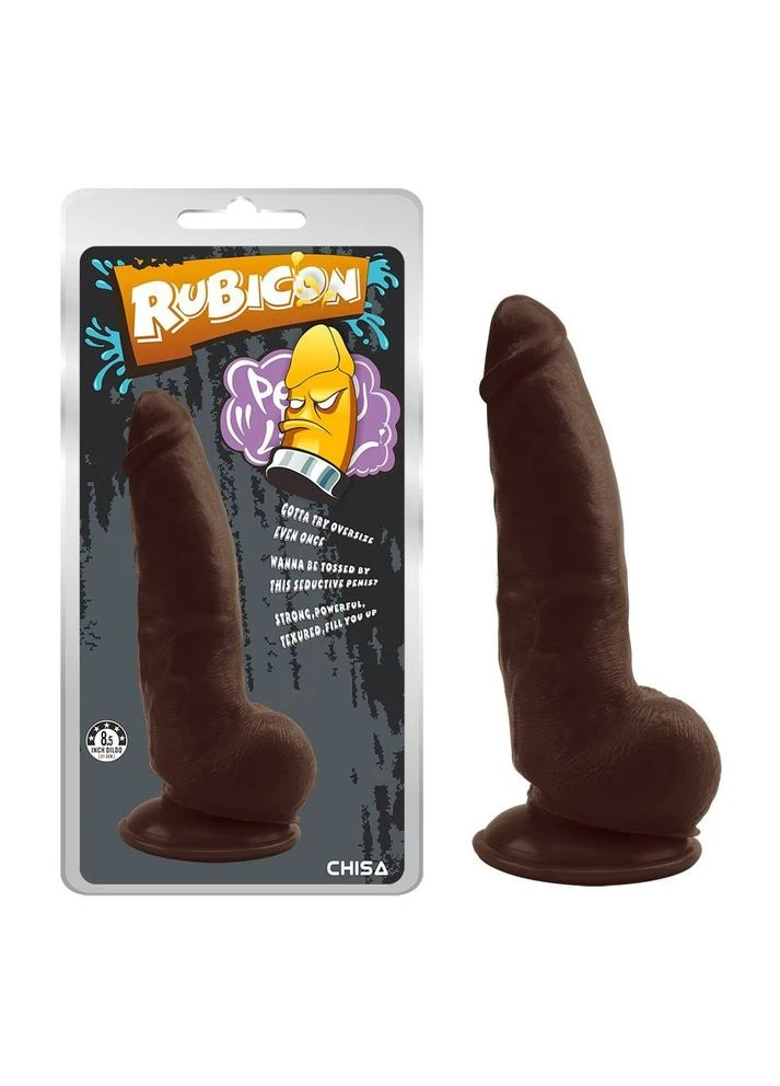 Реалистичный фаллоимитатор Rubicon с присоской 21,5 см Chisa (383072722)