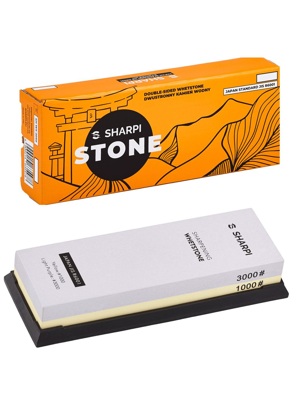 Камень точильный водный зернистый 1000/3000 (SHWS-1030) SHARPI (316465791)
