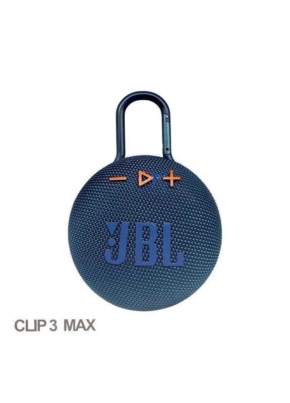 Портативна колонка JBL Clip 3 Blue Bluetooth, IPX7, до 10 год, мікрофон, карабін, компактна акустика No Brand (390427449)