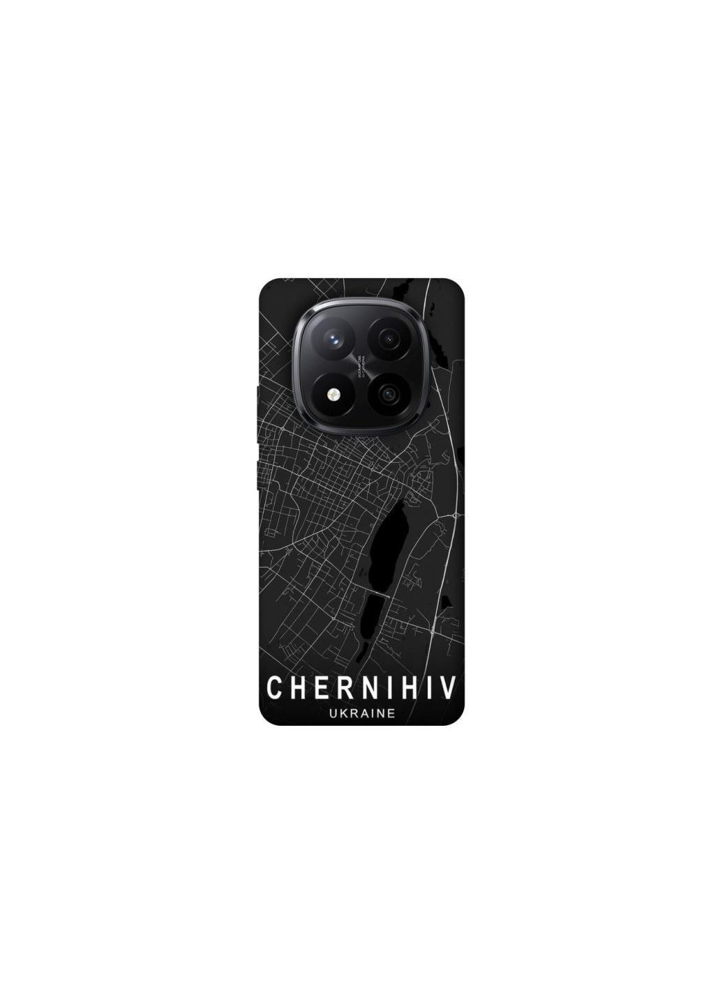 Чехол на Xiaomi Redmi Note 14 Pro+ 5G Chernihiv map Frontalka (365303035)
