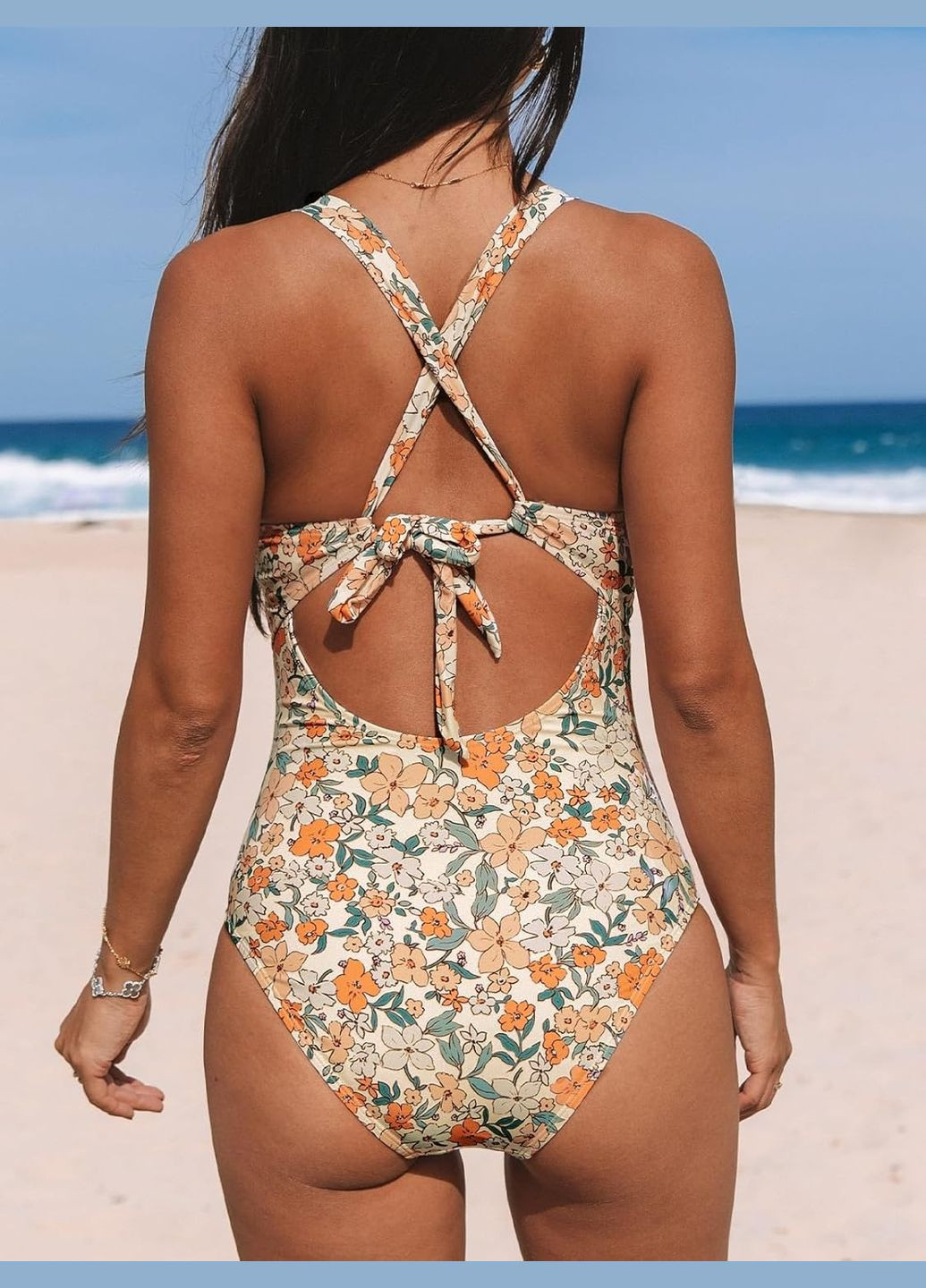 Бежевий літній купальник CUPSHE