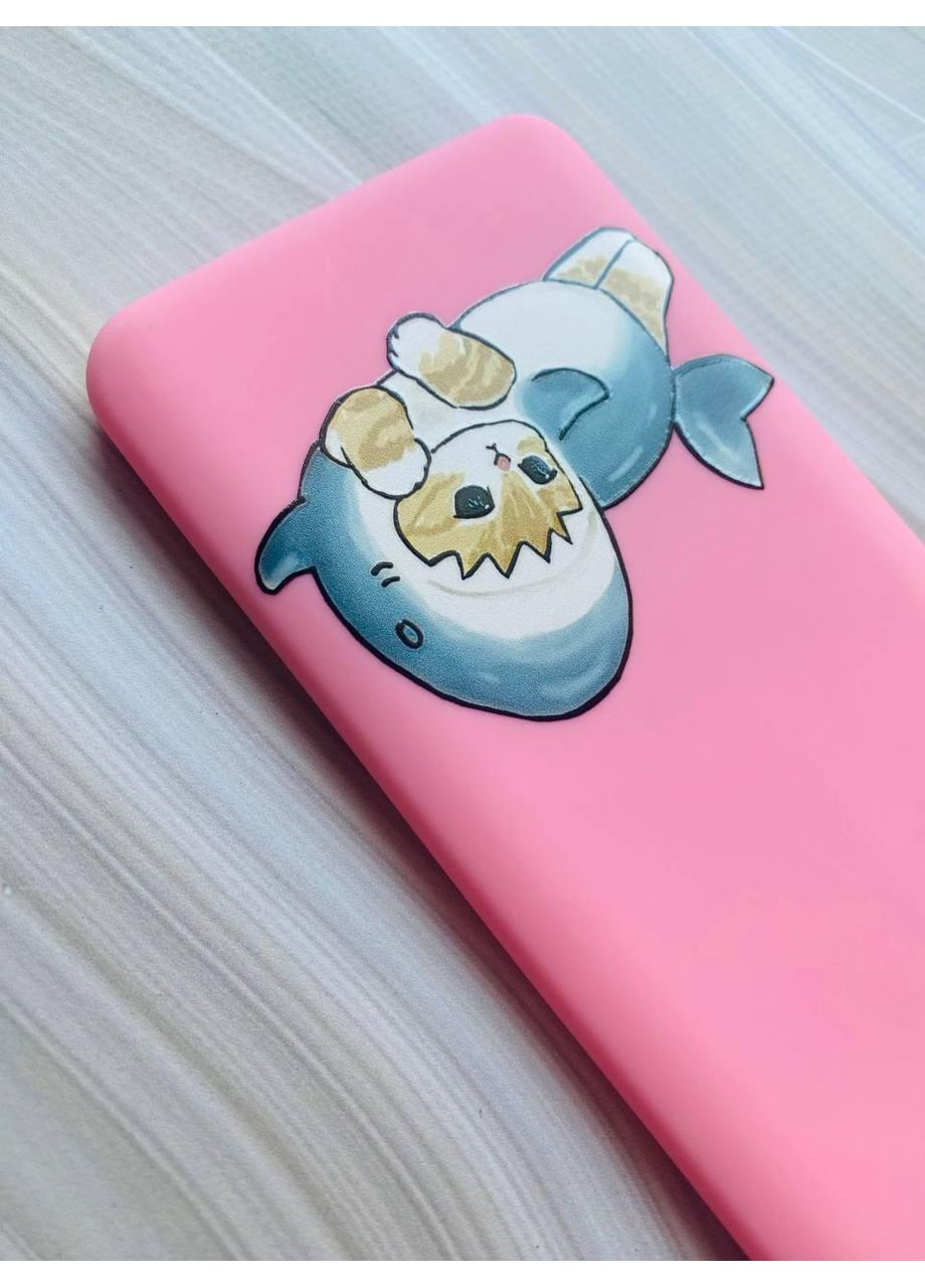 Матовый чехол на Samsung Galaxy A15 (A155) / M15 Котенок акула (принт 355) CASE CONTROL (360671508)