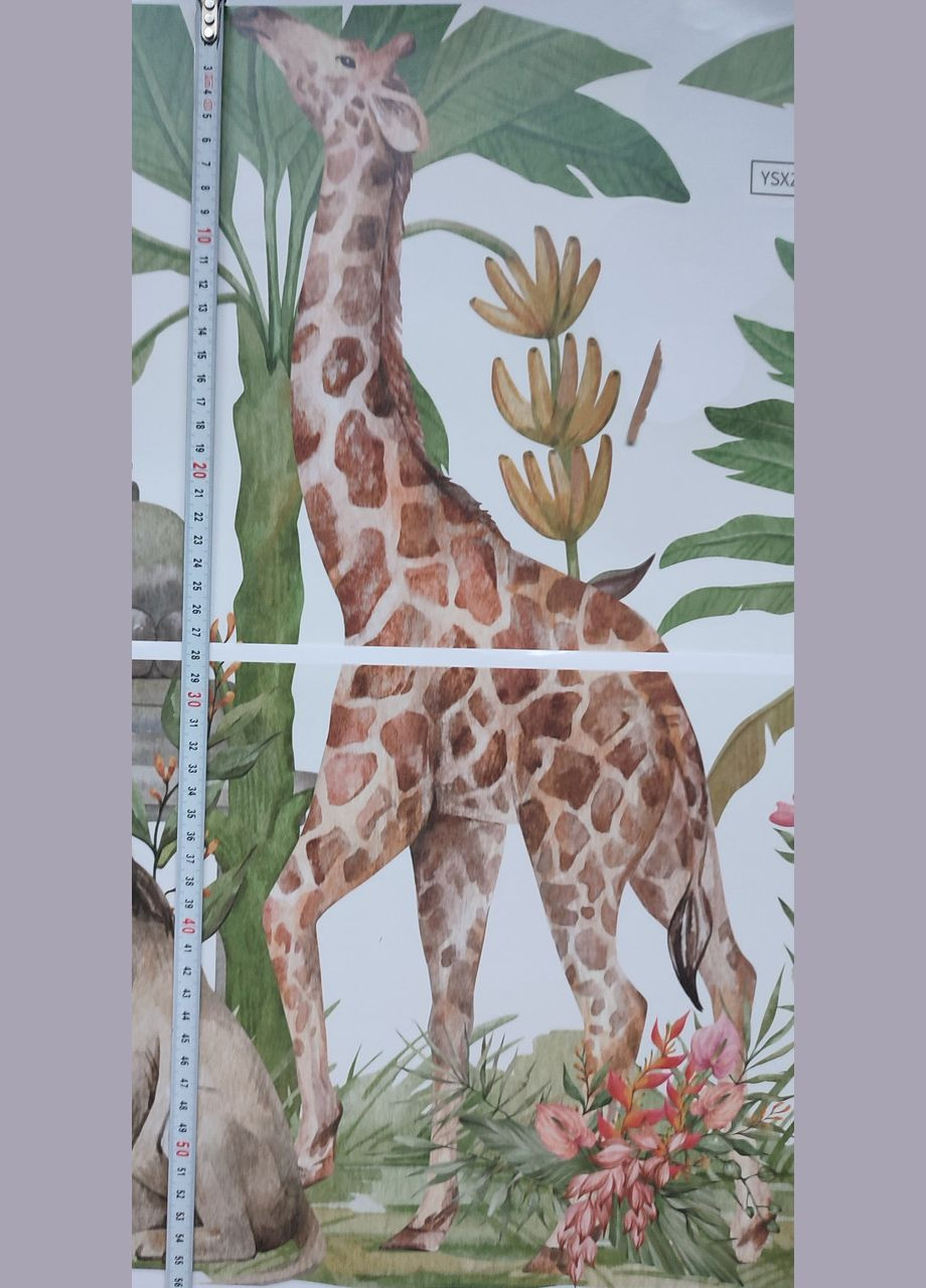 Виниловые наклейки на стену Звери и птицы в лесу (лист 60 х 100 см) Б475-3 No Brand (302242719)