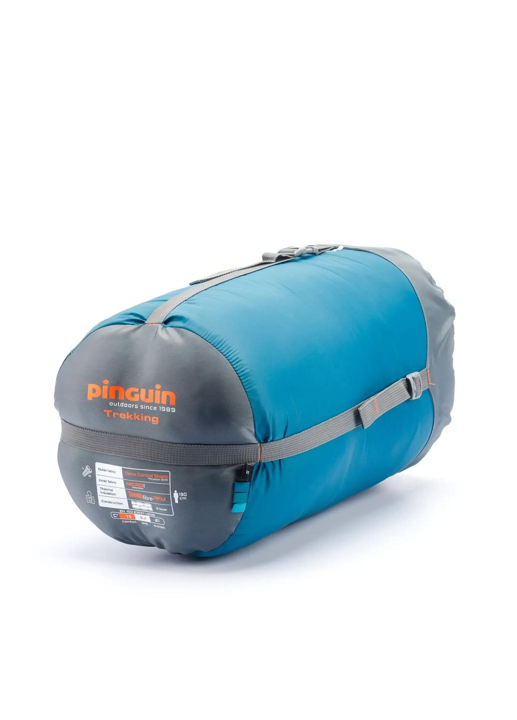 Спальный мешок Trekking (1/-5°C), 205 см - Right Zip, Petrol (PNG 238662) 2020 Pinguin (334671286)