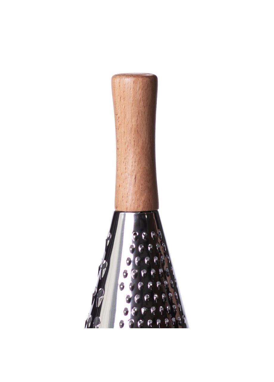 Conical three-sided stainless steel hand grater with wooden handle 11×24 (cm) HP-8-3 Ding Lanfang (368767342)