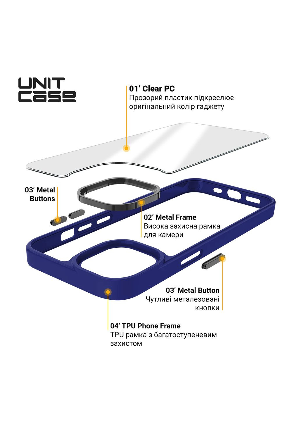 Панель Unit для Apple iPhone 13 Pro Max (ARM62495) ArmorStandart (260010222)