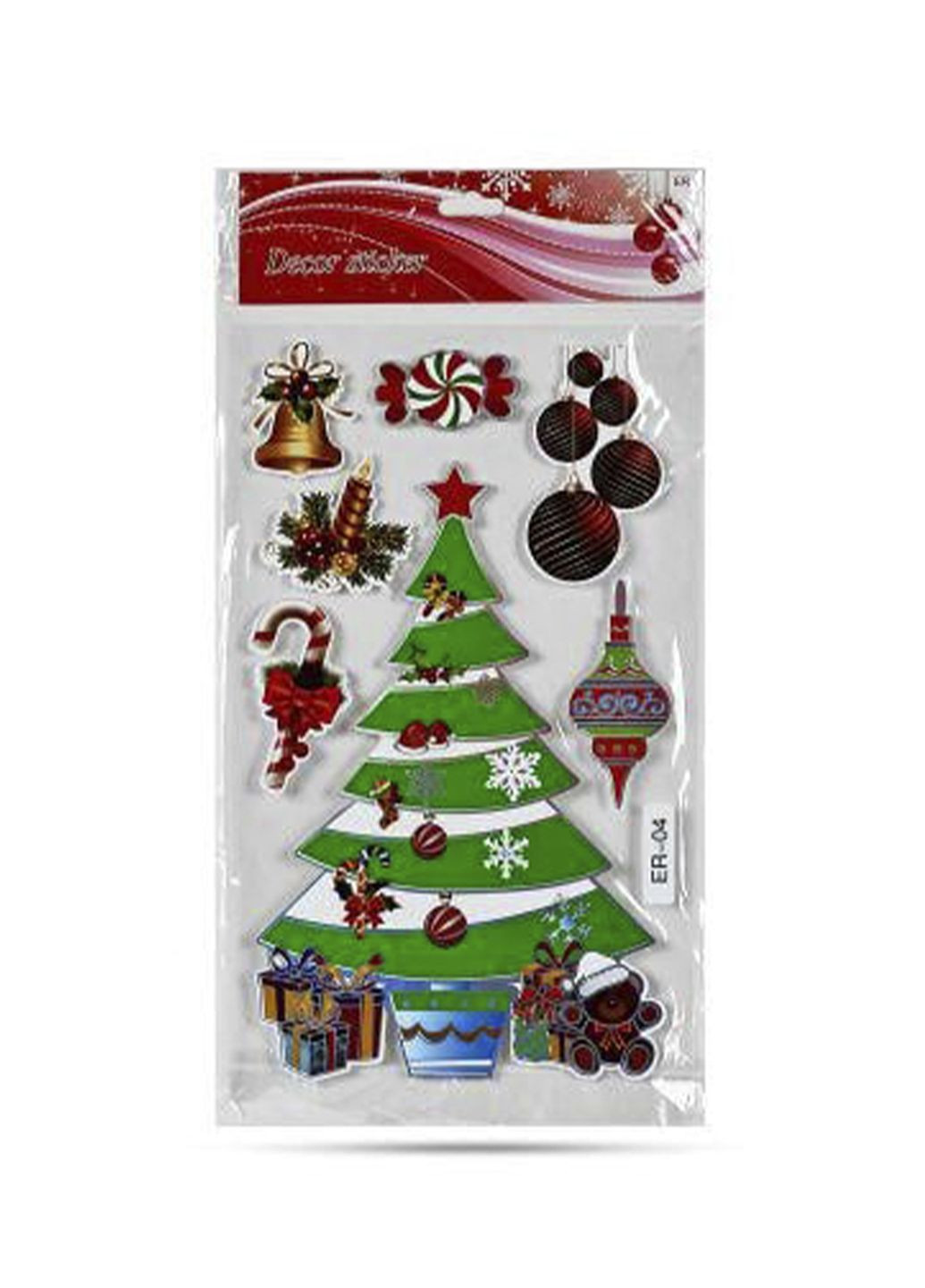 Наклейка на окна "New Year" цвет разноцветный ЦБ-00286355 No Brand (366198064)