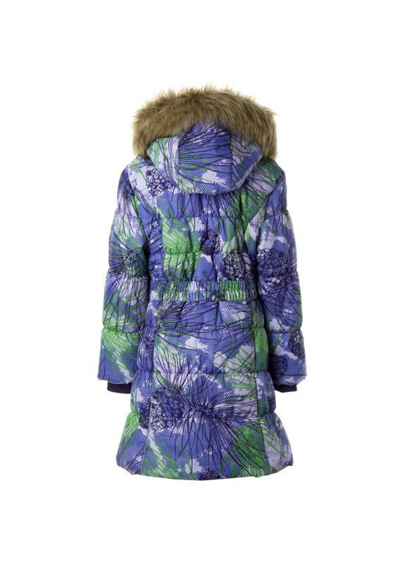 Фіолетова пальто зимове yacaranda, р.116, фіолетовий з принтом () Huppa 12030030-34583-116