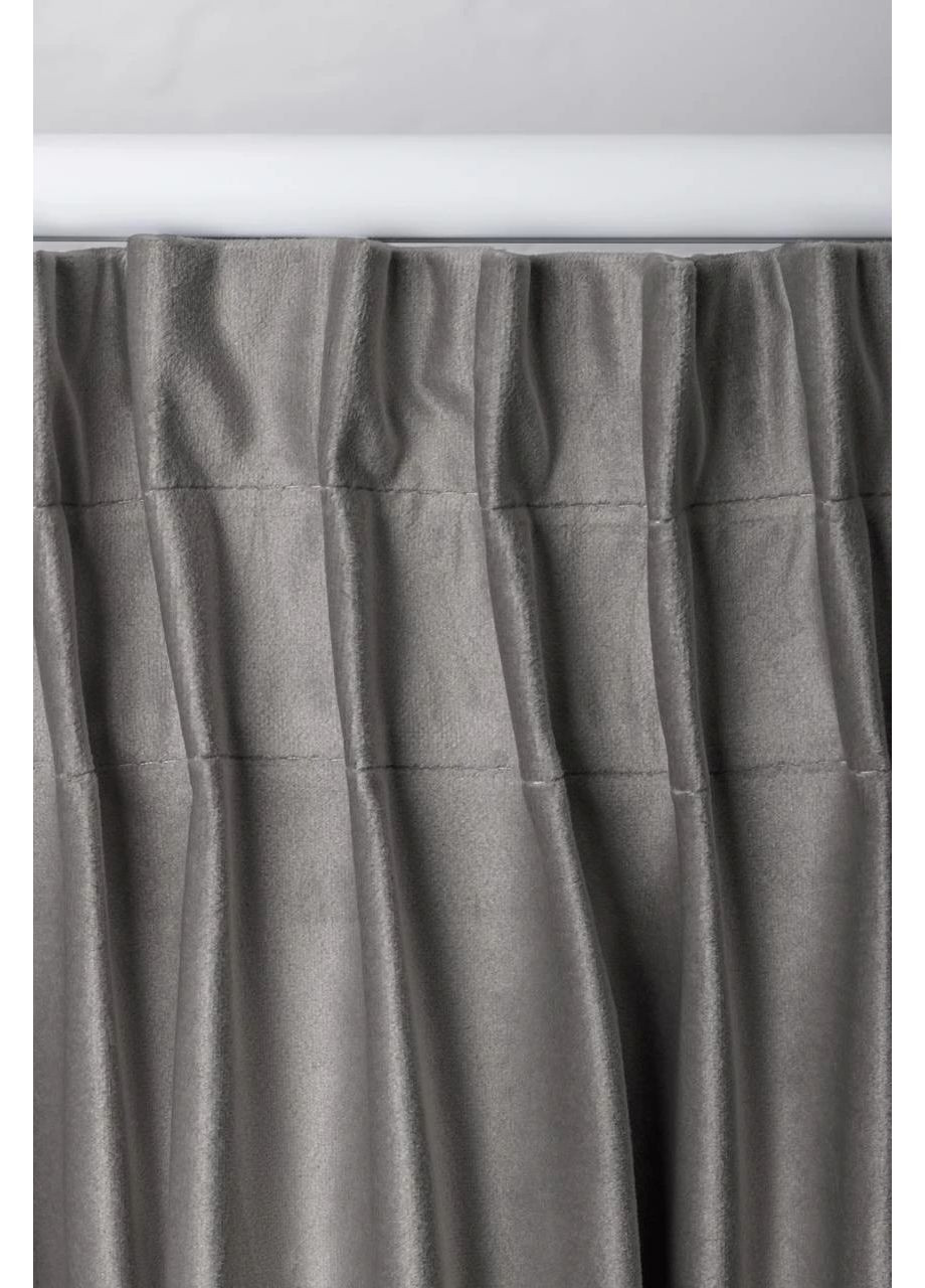 Шторы Velvet 2шт. 2м х от 2,5м до 3м HYGG (370367445)