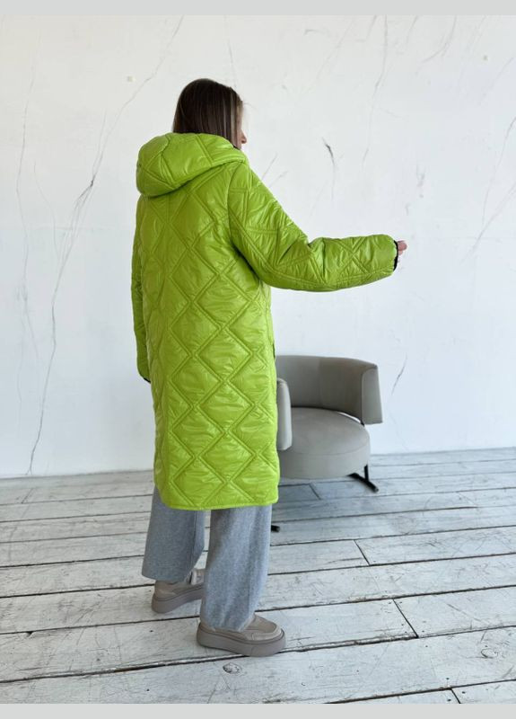 Салатовое демисезонное Пальто Тутти оверсайз Mirage