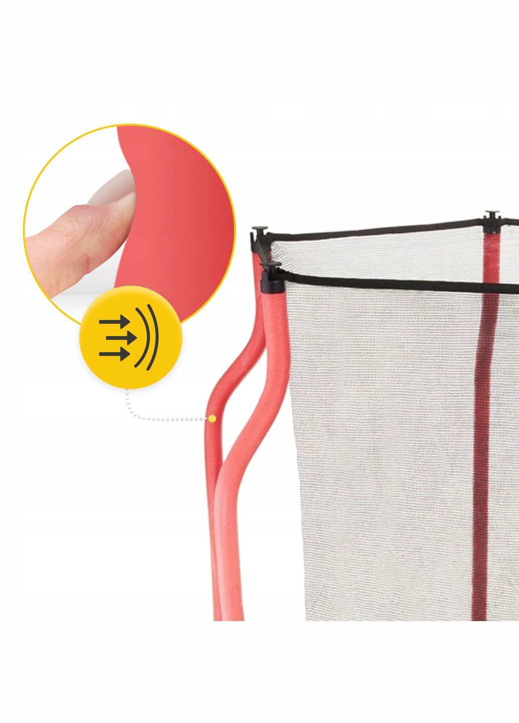 Батут детский для дома Kids 140 см Green/Red (P-5907739319456) 4FIZJO (324264857)