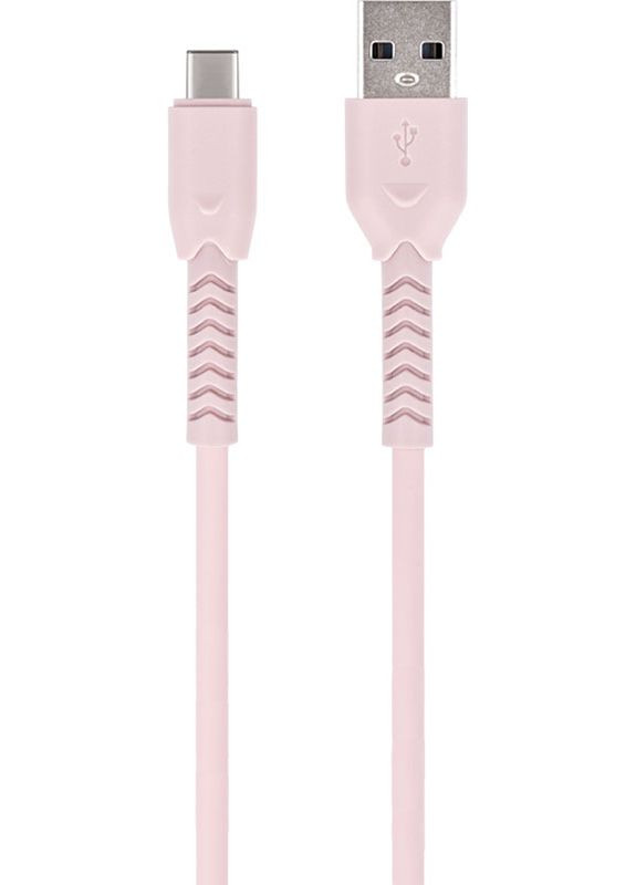 Кабель MXUC-04 cable USB - USB-C 1.0m 3A Pink Maxlife (301578691)