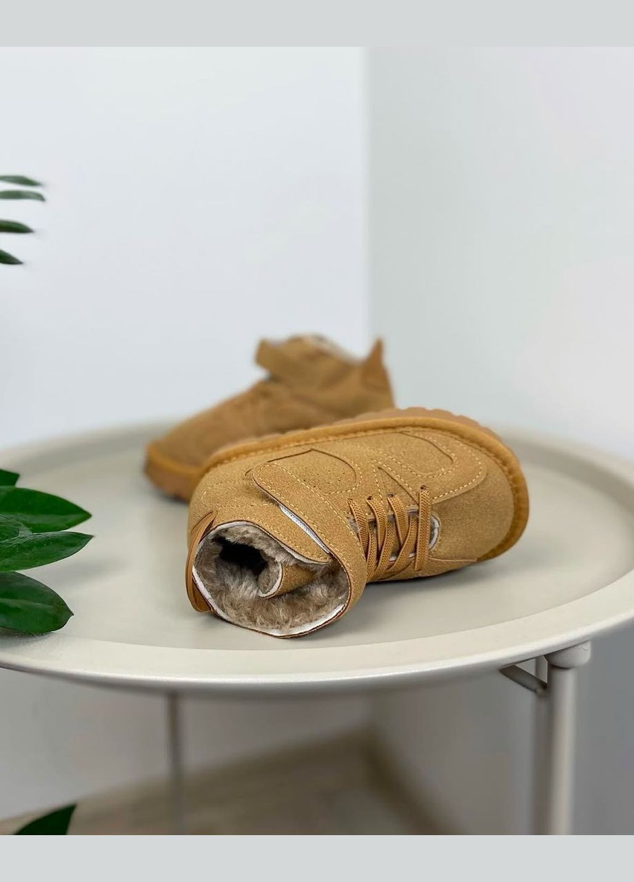 Чоботи зимові дитячі рижі 1200 No Brand (315005921)