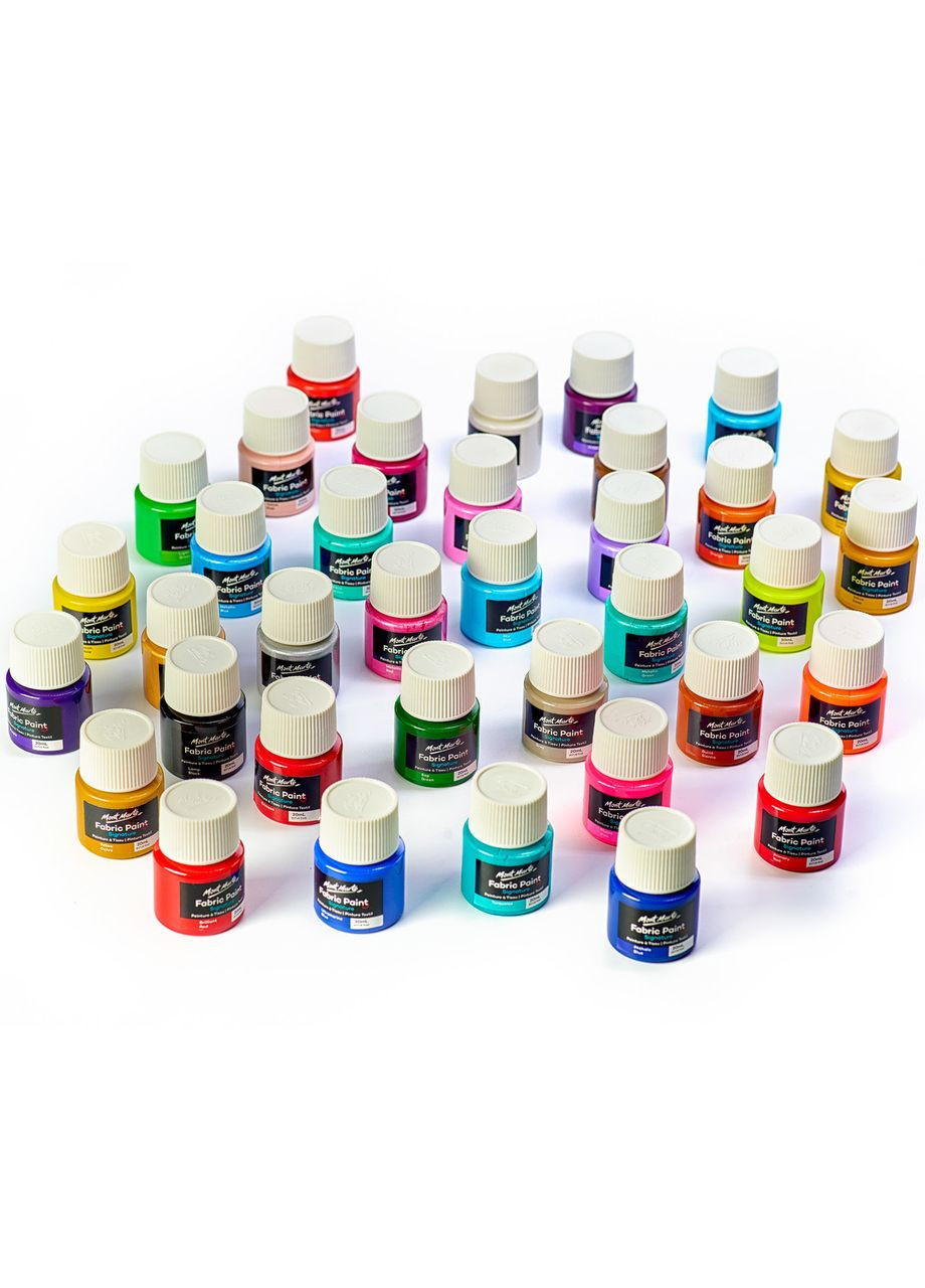 Краски акриловые для рисования на ткани Fabric Paint Set Signature 36pc x 20ml Mont Marte (344573414)