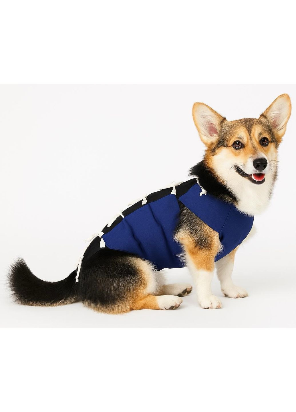 Попона післяопераційна для собак №5 довжина 62 см обхват грудей 50–65 см синя Collar (363452543)