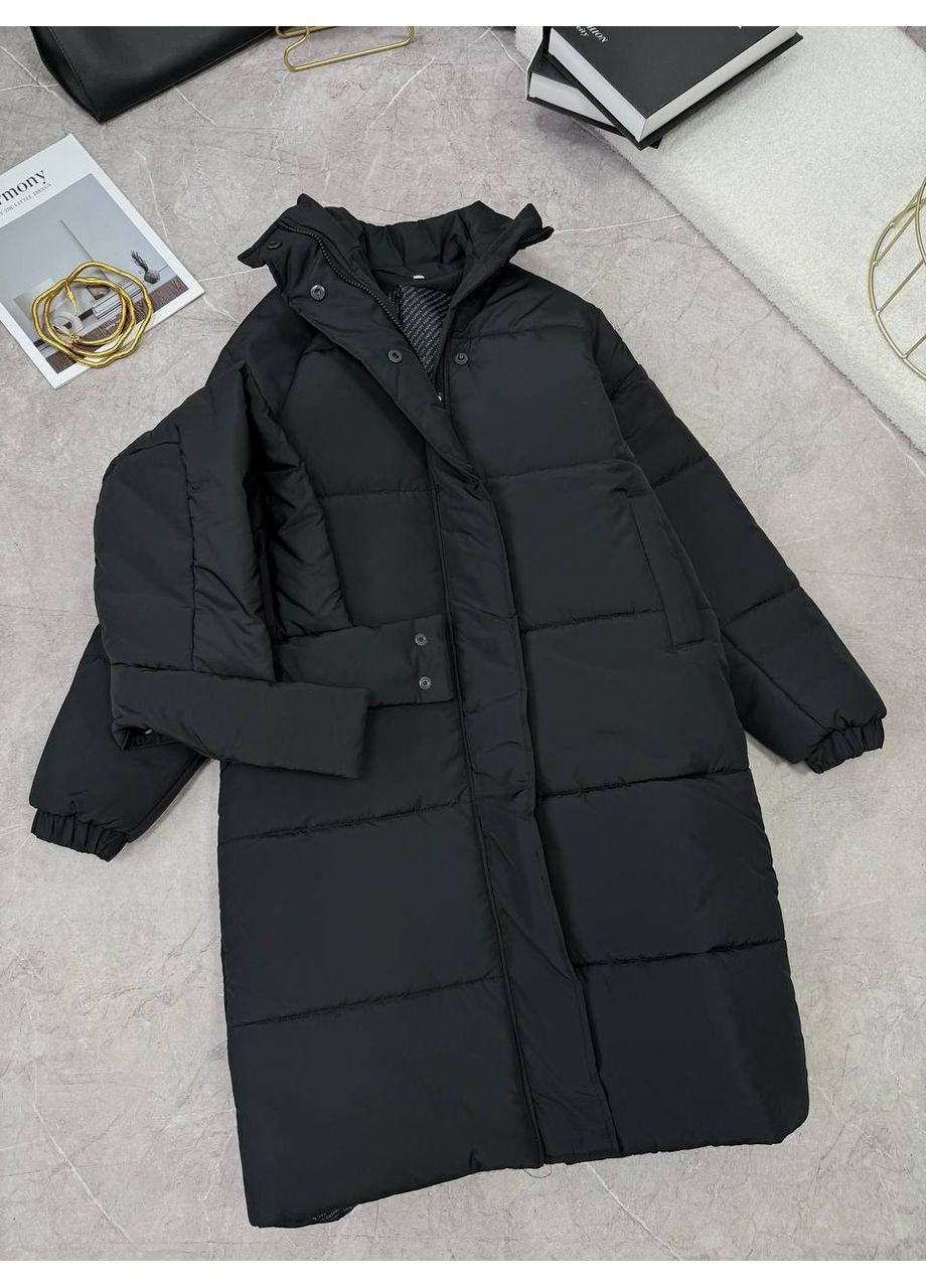 Чорна зимня жіноча куртка FINO Mode