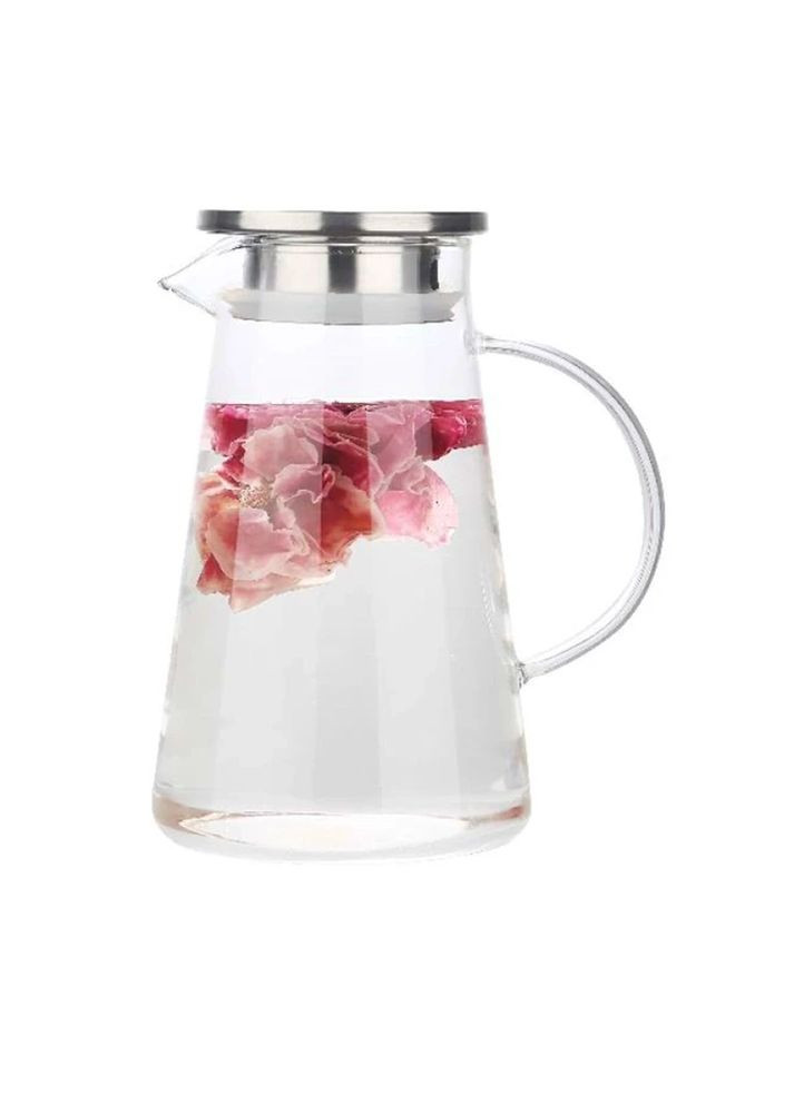 Кувшин стеклянный 1.8 л с металлической крышкой EB-19572 Edenberg (360654364)