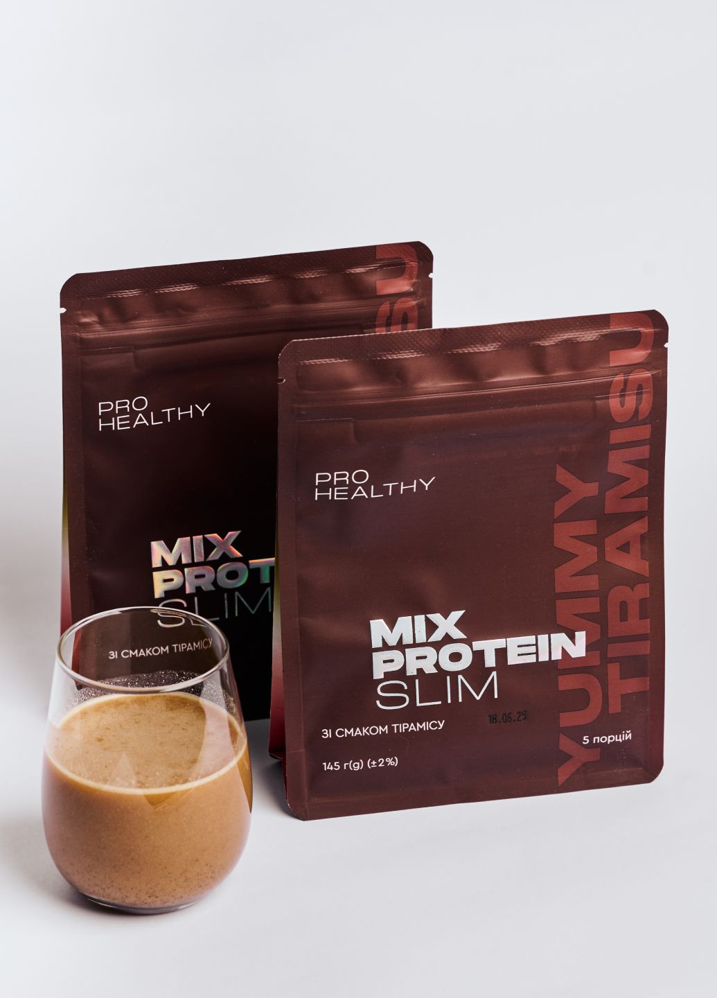Жиросжигатель Низкокалорийный коктейль со вкусом тирамису для снижения веса Mix Protein Slim Yummу Tiramisu PRO HEALTHY CHOICE (340907801)
