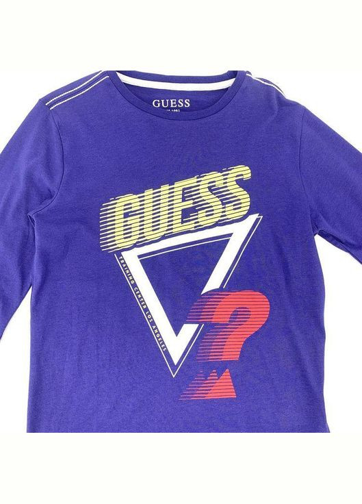 Синий лонгслив GUESS KIDS