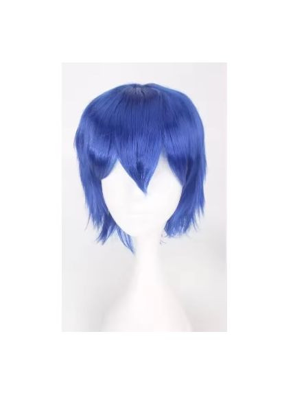 Парик короткий для косплея синий (KOR-Dblue) No Brand (370289756)