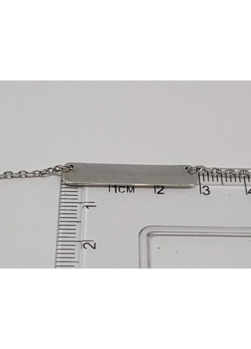 Срібне кольє з фіанітами. 6040Р 45 Лазурит (370160403)