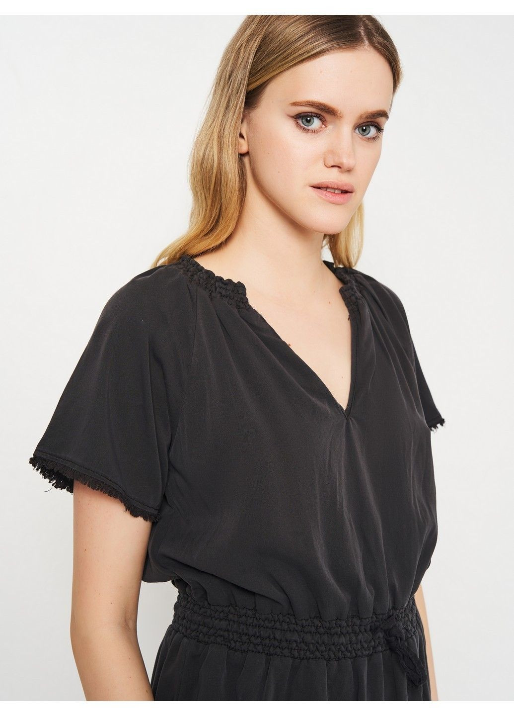 Темно-сіра кежуал сукня Dex однотонна